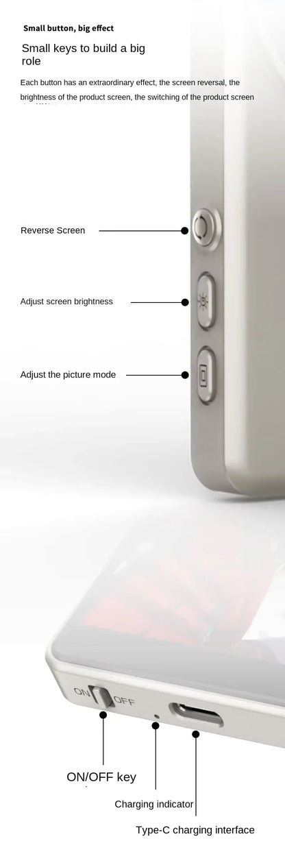 "Wireless Selfie Screen for Smartphone – Vlogging & Live Streaming"